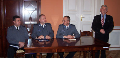 Spotkanie z przedstawicielami Policji w Siedlcach